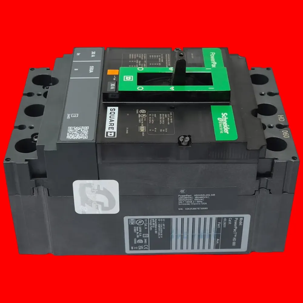 Square Hdl36030 Termomag C/zapata 3x30a 18ka 480vac 250vdc - Imagen 3