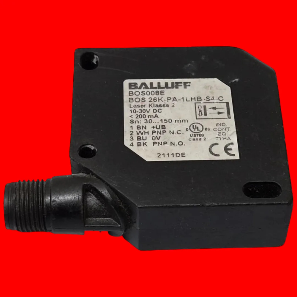 Bos008e Balluff Photoelectric Sensor Pnp M12 4p 10...30 Vdc - Imagen 4