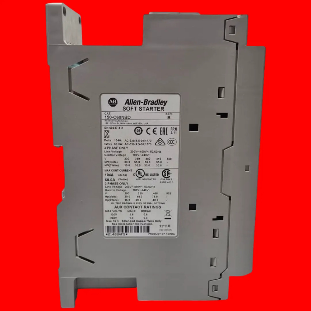 Allen Bradley 150-c60nbd Arrancador Suave - Imagen 6