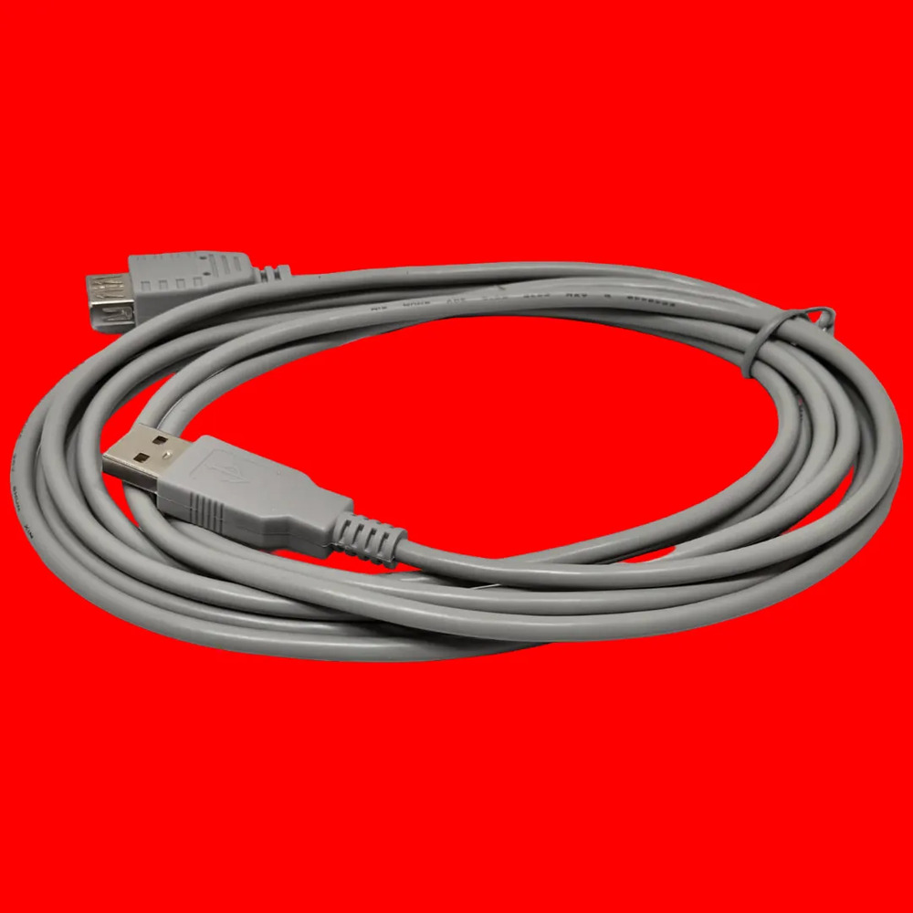 Cable Usb Extension 3 Mtrs Manhattan 317238 Color Gris Claro Gris - Imagen 5