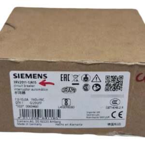 Guardamotor Siemens 3rv2011-1ja15 50 Hz / 60 Hz