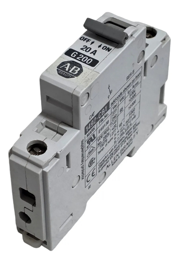 Allen-bradley 1492-cb1 G200 Interruptor Termomagnético 2 Pz