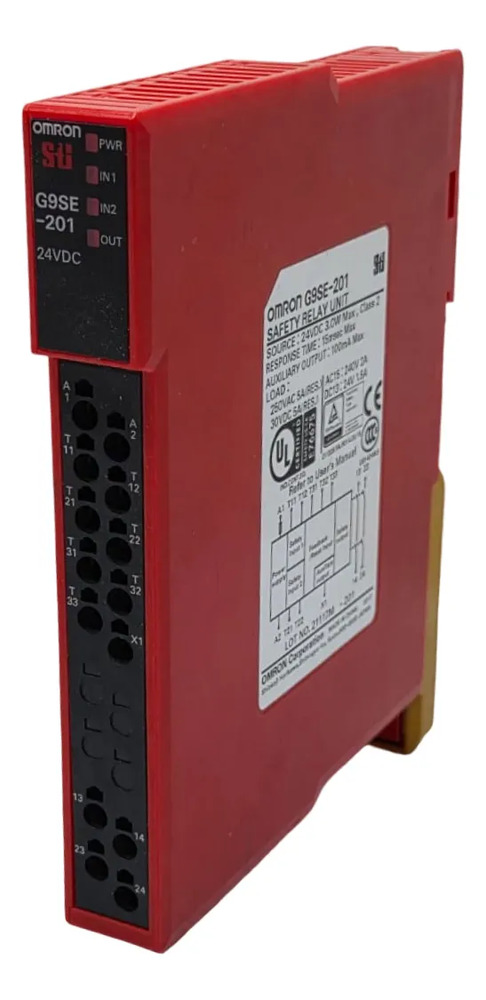 G9se-201 Omron Configurable Safety Relay 24vdc 5a