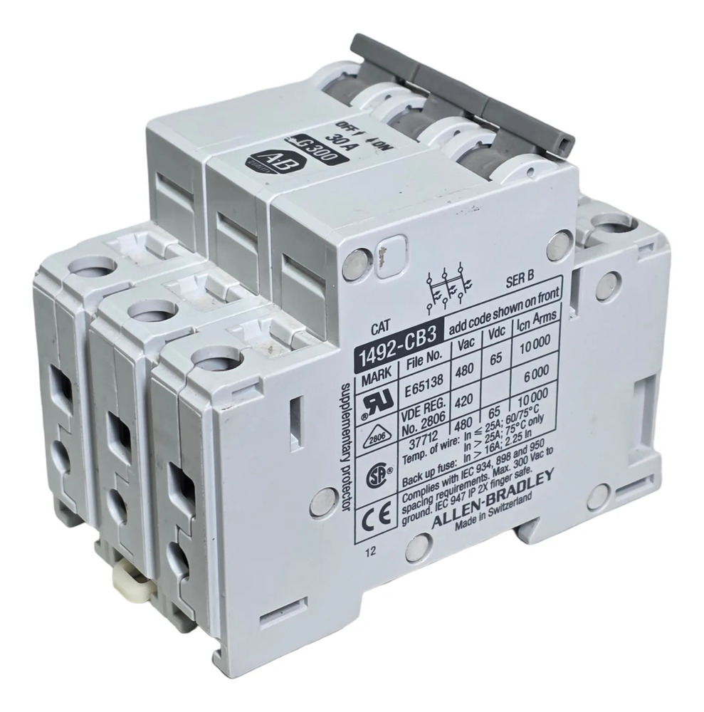 Allen-bradley 1492-cb3 G300 Interruptor Termomagnético Ser B