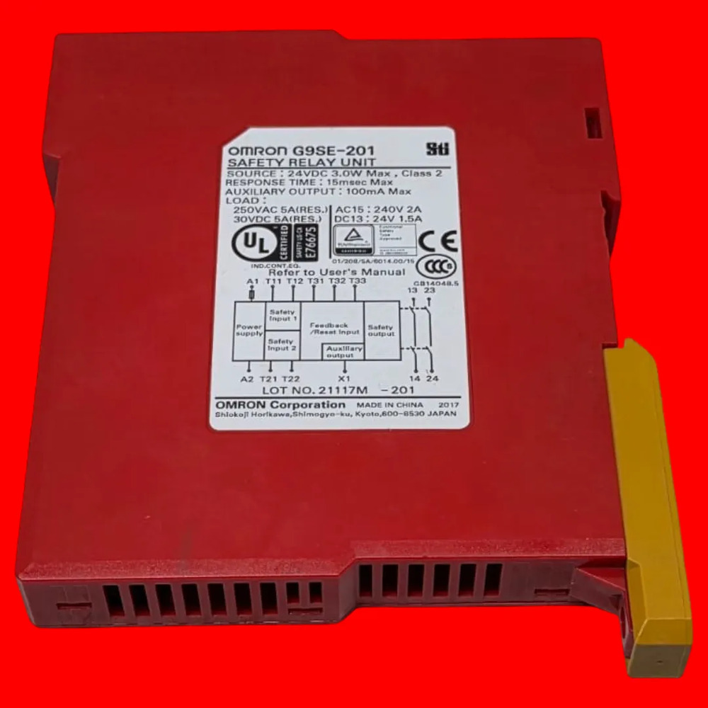 G9se-201 Omron Configurable Safety Relay 24vdc 5a - Imagen 5