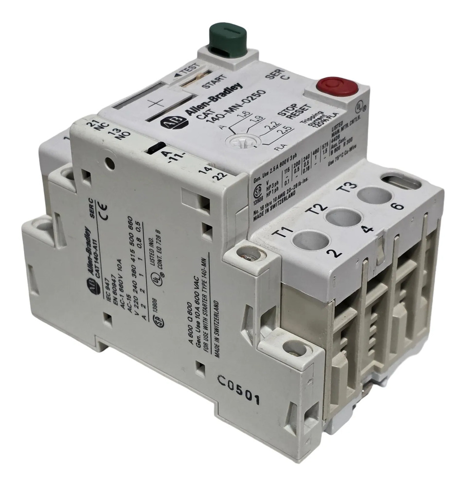 Allen-bradley 140-mn-0250 Guardamotor Ser C 50hz/60hz