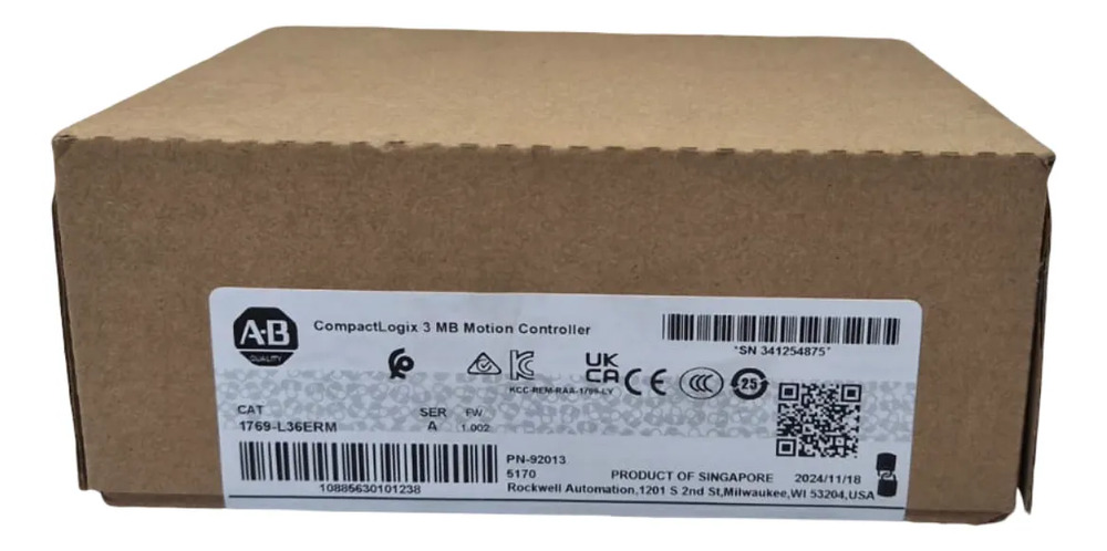 Allen Bradley 1769-l36erm Compactlogix Ehternet
