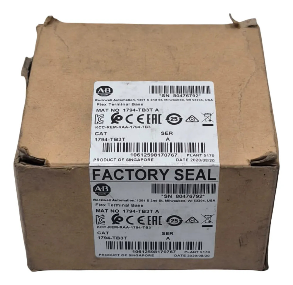 Allen Bradley 1794-tb3t Flex Terminal Base