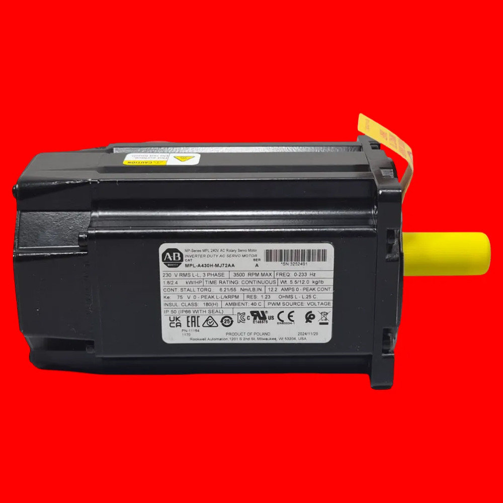 Allen-bradley Mpl-a430h-mj72aa Servo Motor - Imagen 5