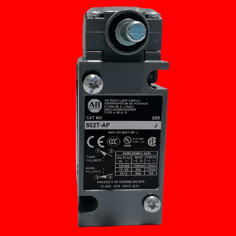 802t-ap Allen Bradley Limite Interruptor Ser J - Imagen 3