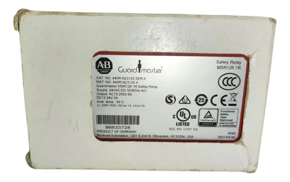 Allen Bradley 440r-n23120 Relay Guardmaster - Imagen 3