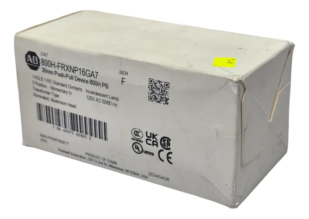 Allen Bradley 800h-frxnp16ga7 Push Button 30.5 Mm 3-position
