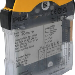 Pilz 751103 Pnoz-s3c-24 Safety Relay Pnoz S3 C 24 Vdc