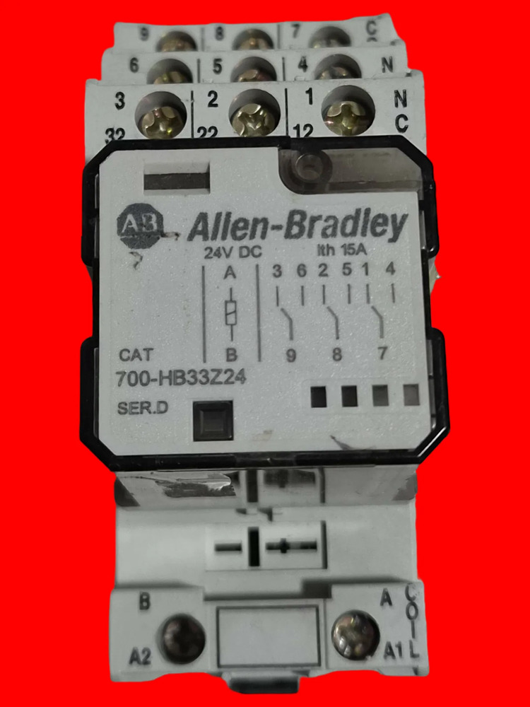 700-hn153 Allen Bradley Relay Din Con 700-hb33z24 - Imagen 2