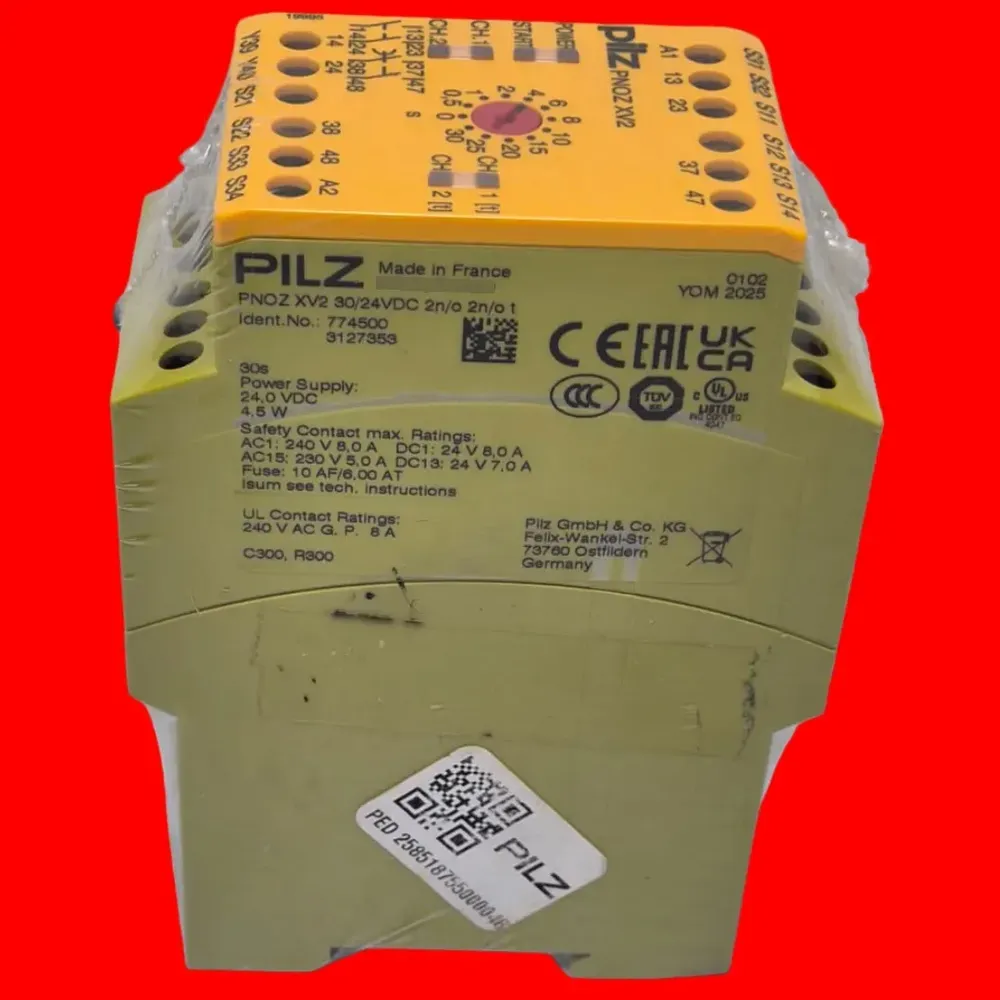 Pilz 774500 Safety Relay Pnoz-xv2-30 - Imagen 2