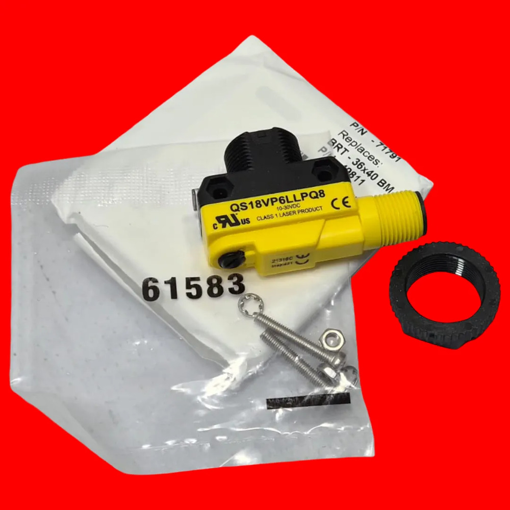 Qs18vp6llpq8 Banner World-beam Laser Sensor Pnp 10-30vdc - Imagen 4