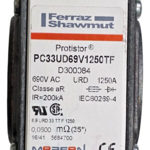 Fusible Cuadrado Ferraz-shawmut D300084 / Pc33ud69v1250tf
