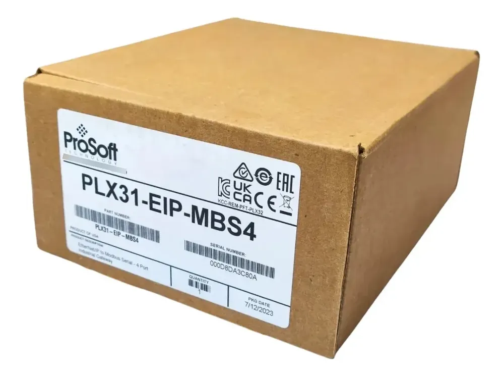 Plx31-eip-mbs4 Prosoft Ethernet To Modbus