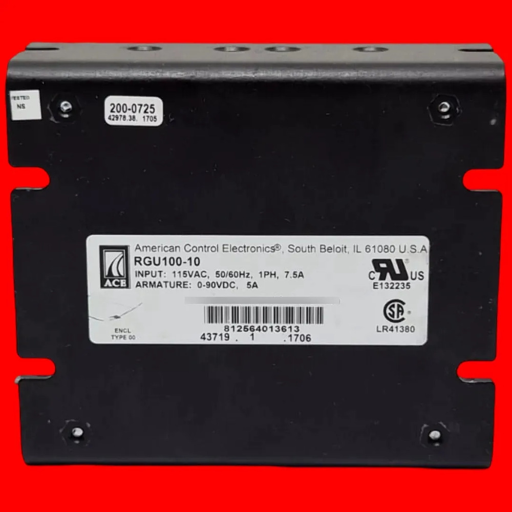 Tarjeta Control Regenerativa Cd Ace Rgu100-10 115v Ca 1hp - Imagen 5