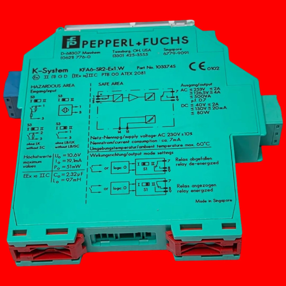 Pepperl Fuchs Kfa6-sr2-ex1.w 103374 - Imagen 4