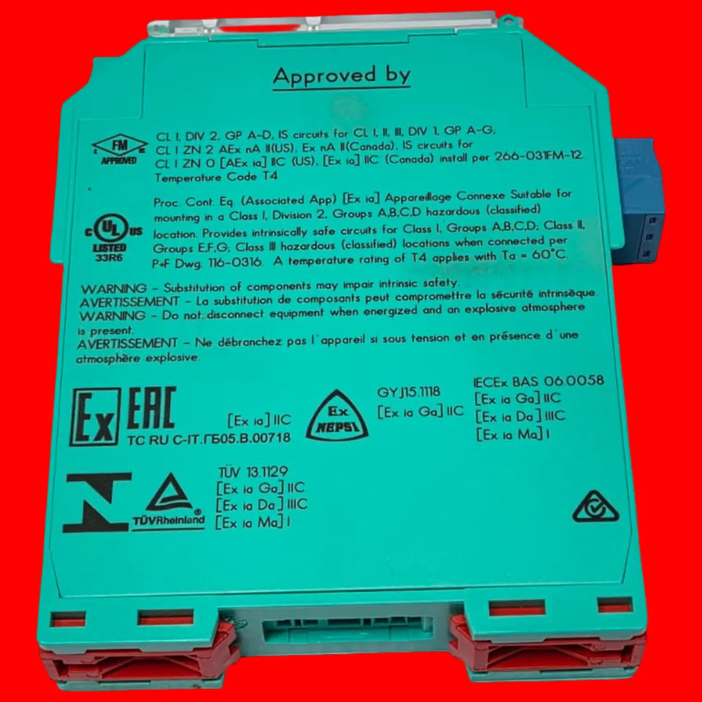 Pepperl Fuchs Kfd0-sd2-ex1.10100 Solenoid Driver - Imagen 3
