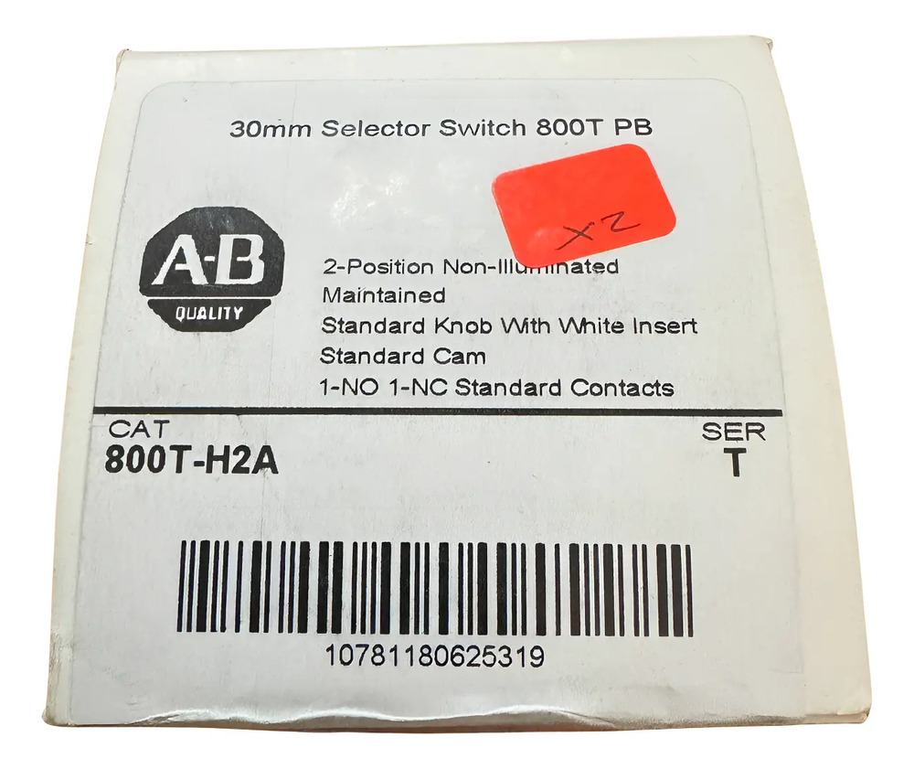 Allen Bradly 800t-h2a Interruptor Selector