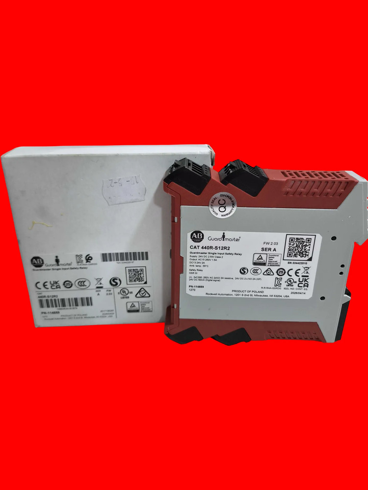 440r-s12r2 Rele De Seguridad Allen Bradley Ser A - Imagen 2