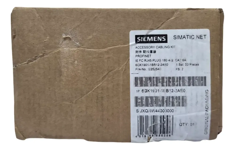 Conector Rj45 Siemens 6gk1901-1bb12-2ae0 Ie Fc Plug 180