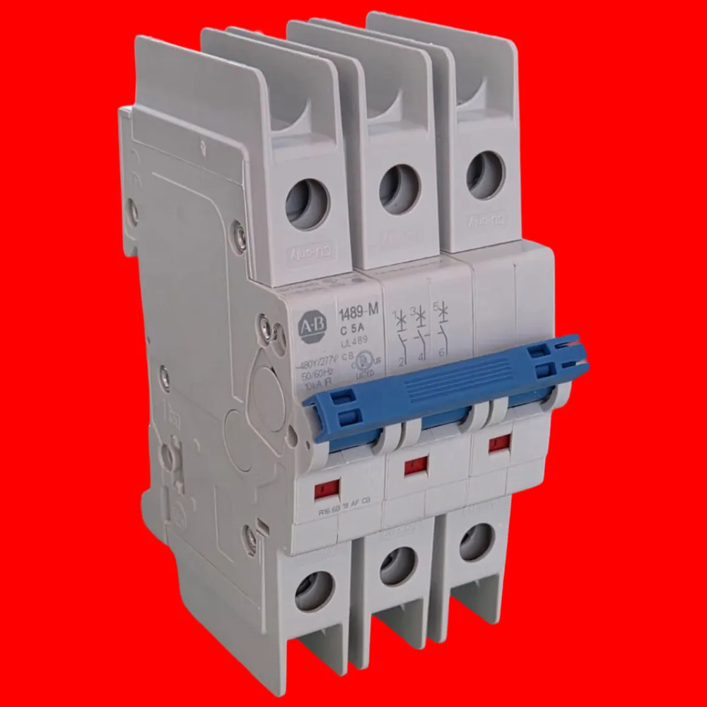 Allen Bradley 1489-m3c050 Mini Circuit Breaker 3 Pole - Imagen 2