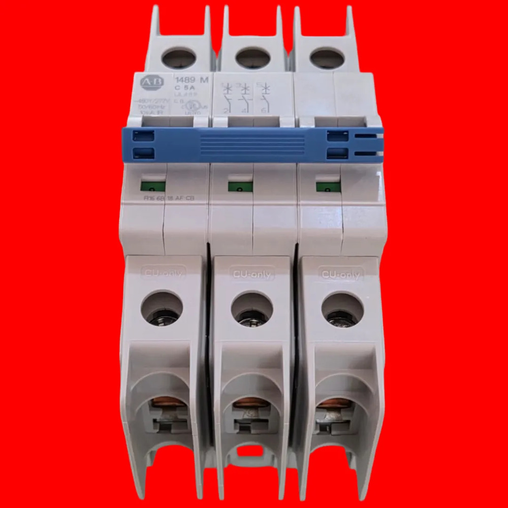 Allen Bradley 1489-m3c050 Mini Circuit Breaker 3 Pole - Imagen 3