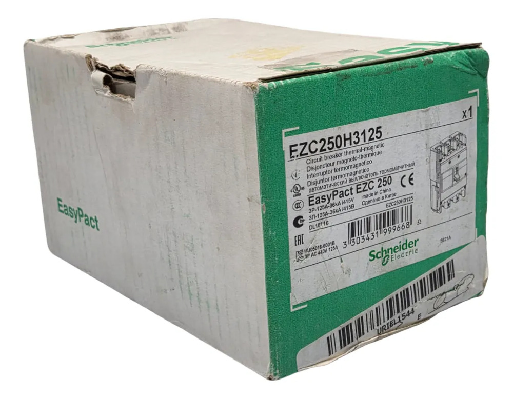 Schneider Ezc250h3125 Circuit Breaker