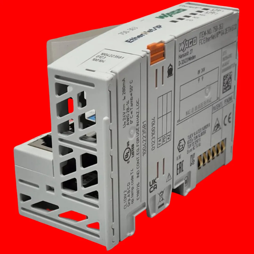 750-363 Wago Fieldbus Coupler Ethernet/ip Module 2-pts 24vdc - Imagen 4