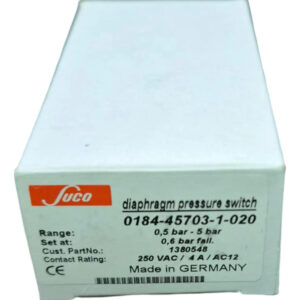 0184-45703-1-020 Suco Pressure Switch 0,6 Bar
