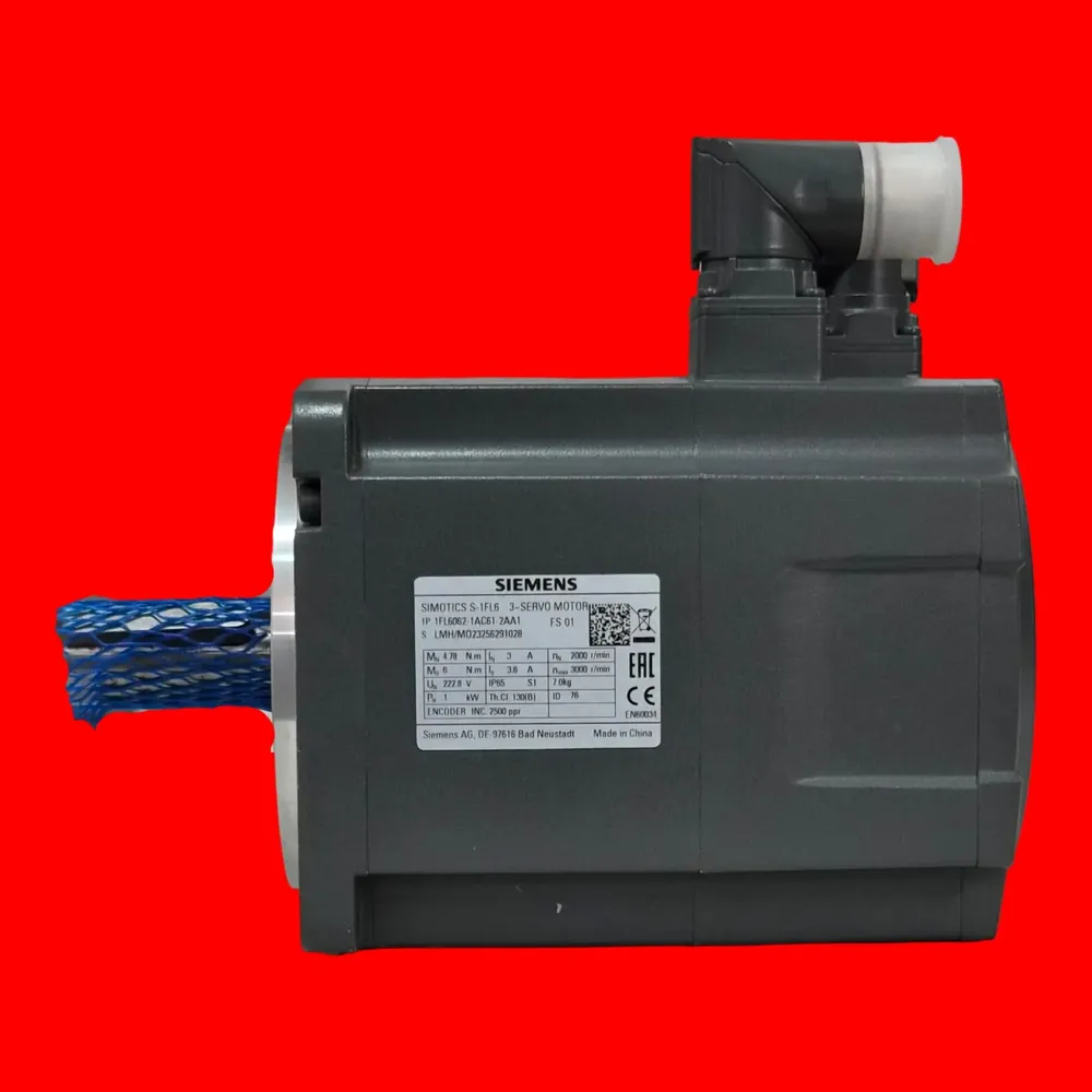 Siemens 1fl6062-1ac61-2aa1 Servomotor Trifásico - Imagen 4
