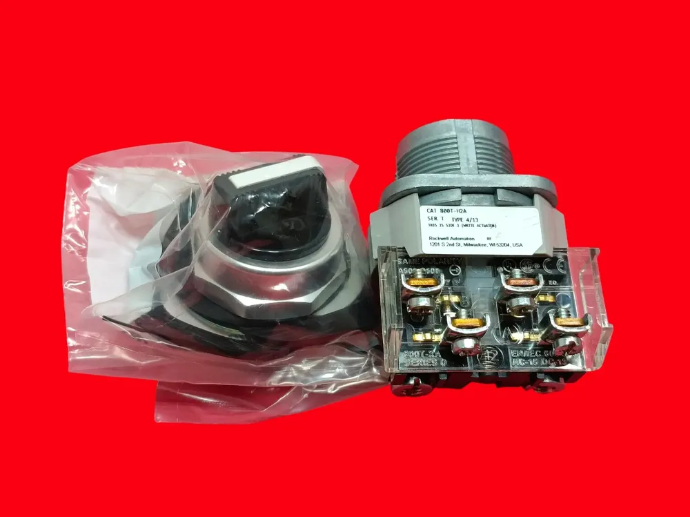 Allen Bradly 800t-h2a Interruptor Selector De 2 Posiciones - Imagen 2