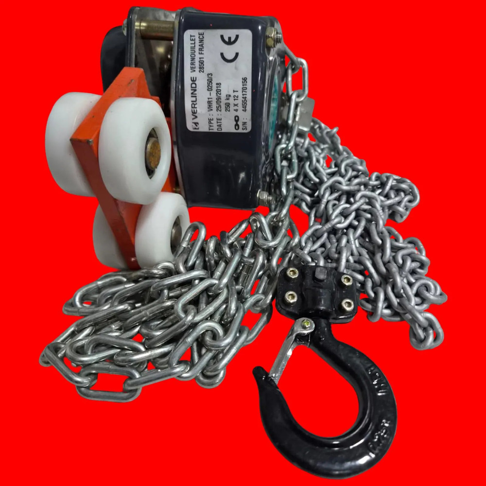 Vhr1-0250/3 Verlinde Polipasto Manual 250 Kg - Imagen 4