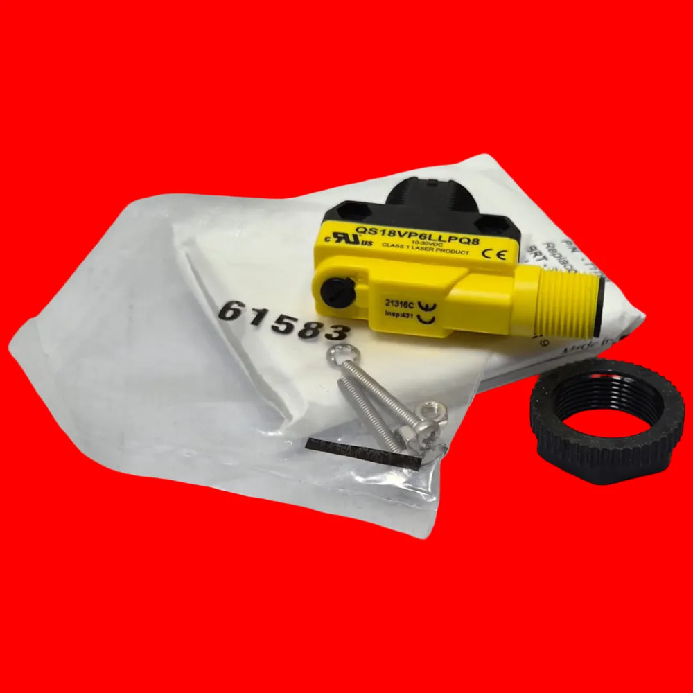 Qs18vp6llpq8 Banner World-beam Laser Sensor Pnp 10-30vdc - Imagen 2