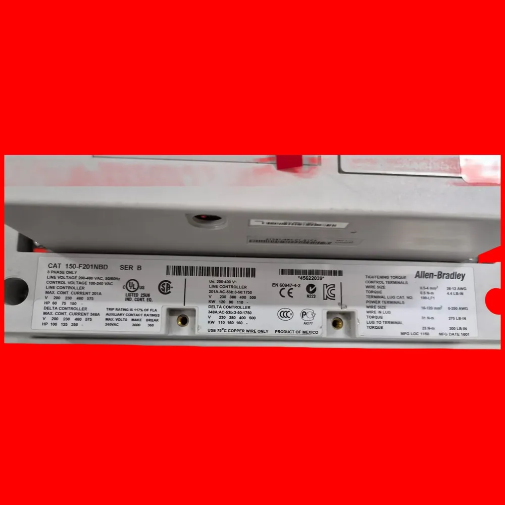 Allen-bradley 150-f201nbd Arrancador Suave Electrónico - Imagen 3