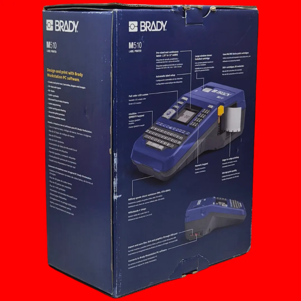 Impresora Etiquetadora Portátil M510 Brady - Imagen 10
