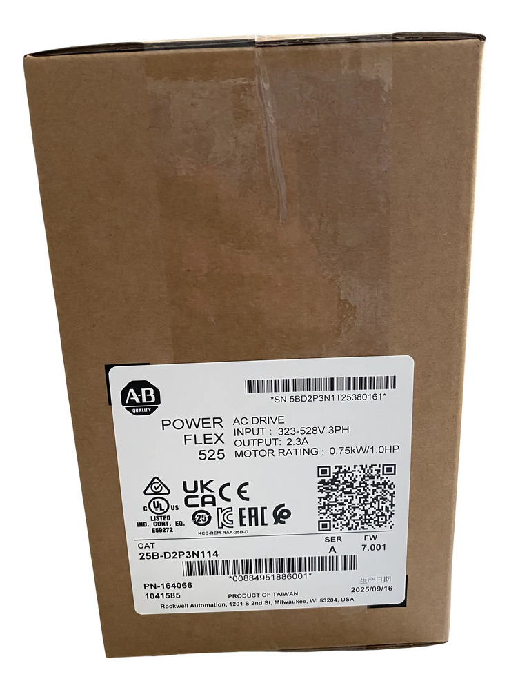 Allen Bradley 25b-d2p3n114 Powerflex 525 Variador