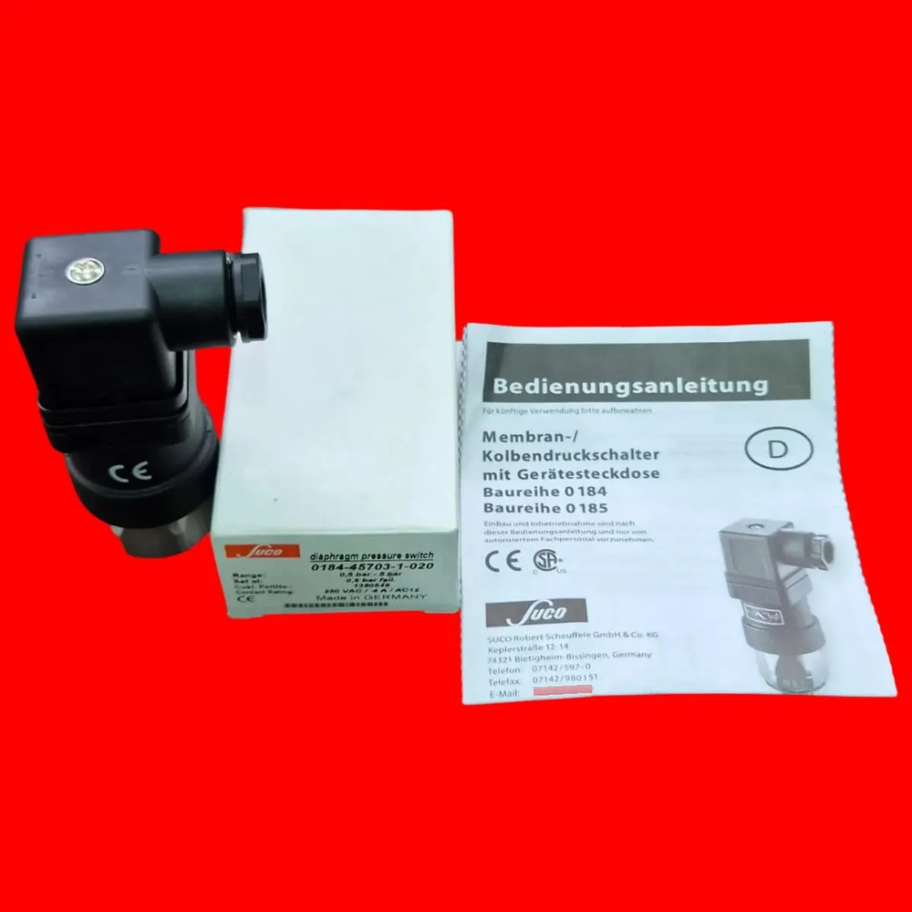 0184-45703-1-020 Suco Pressure Switch 0,6 Bar - Imagen 2