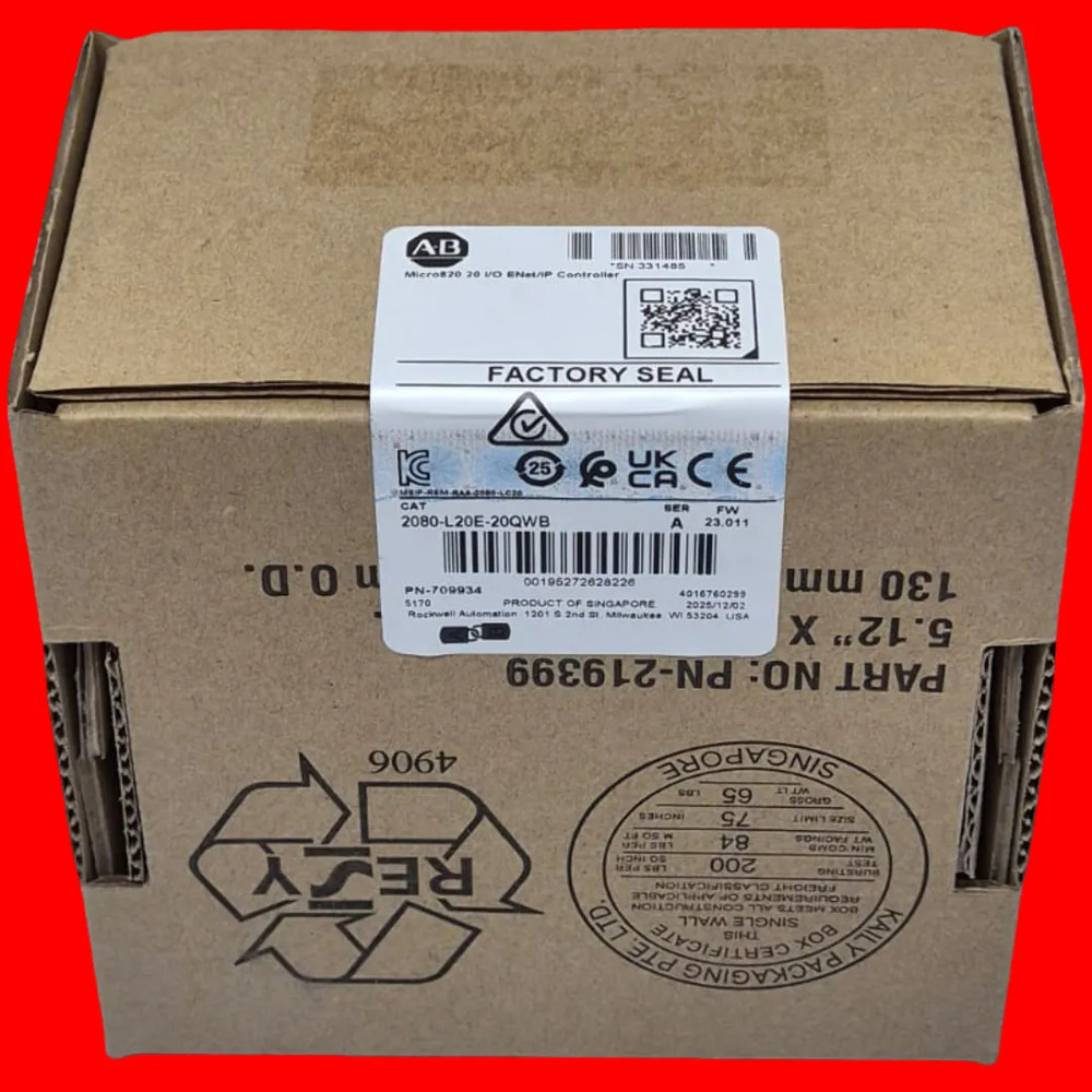 Allen Bradley 2080-l20e-20qwb Processor Ethernet - Imagen 2