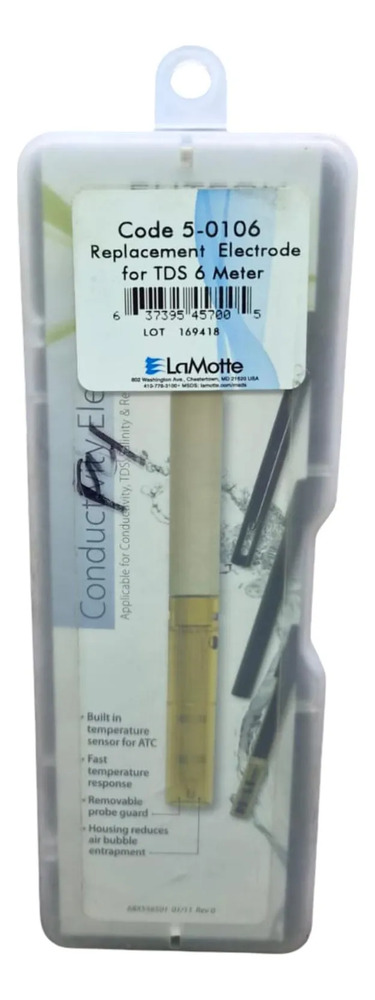 5-0106 Lamotte Replacement Electrode Para Tds6
