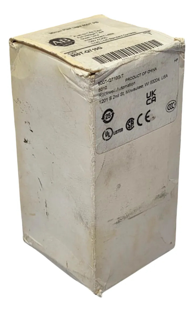 Allen Bradley 800t-qt10g Luz Piloto Pulsor 120 Vca Verde