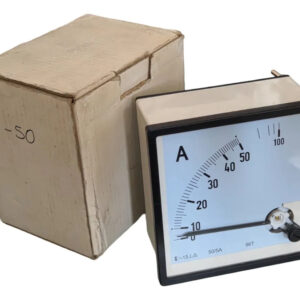 Amperimetro Analogico Dixsen 0-50 Ca 96x96 Mm