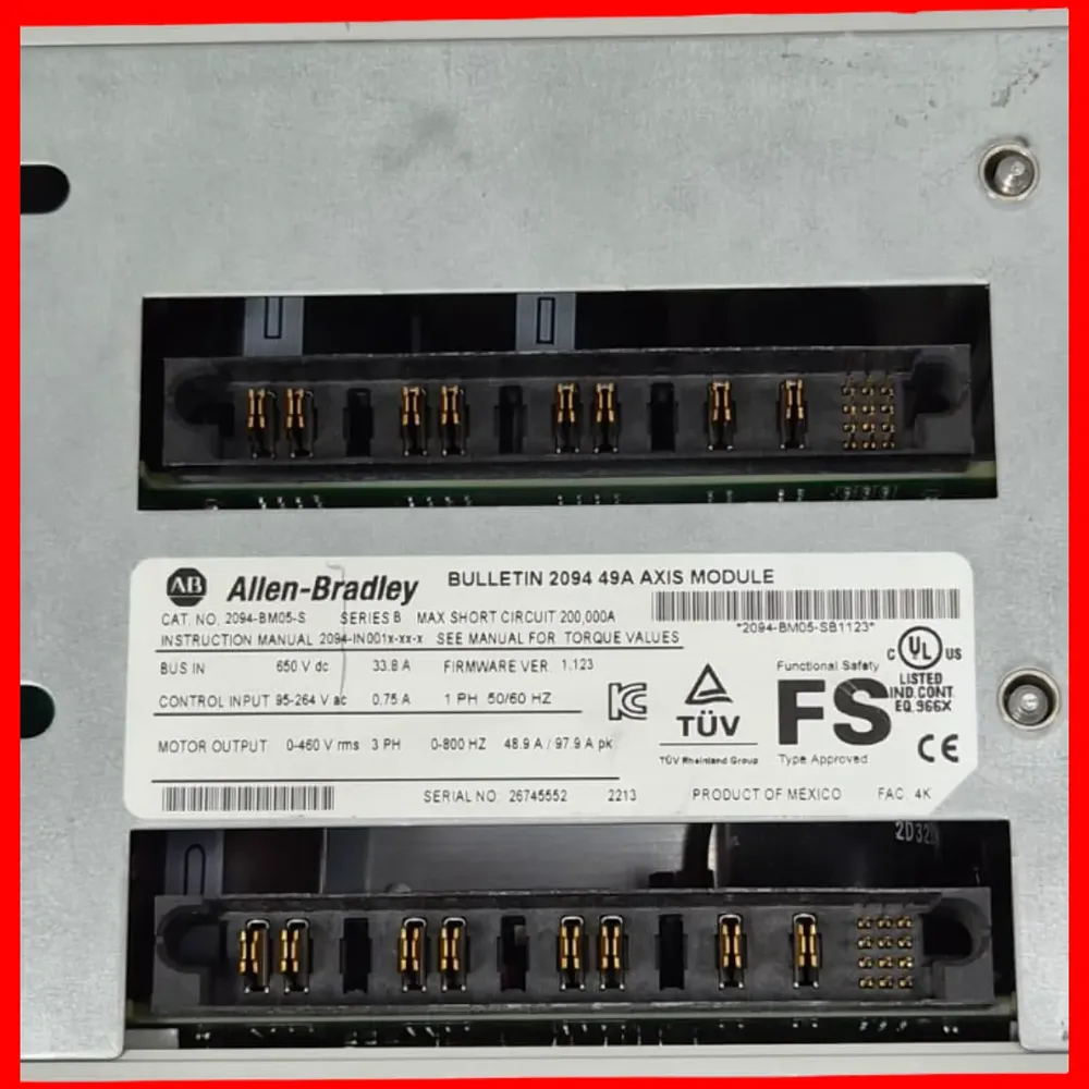 Modulo De Eje Allen Bradley 2094-bm05-s Kinetix 6000 460v - Imagen 6