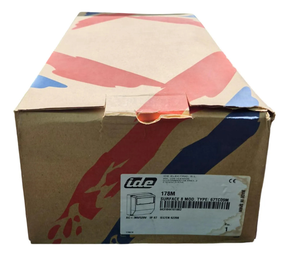 Ide 67tc09m 36x22x12 Cm 178m Electric Caja Estanca