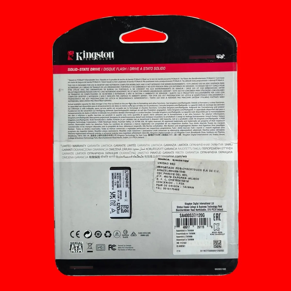 Kingston Ssd Sa400s37/120g 120gb - Imagen 2