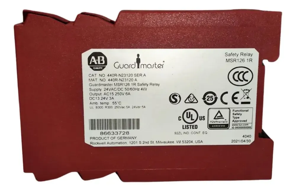 Allen Bradley 440r-n23120 Relay Guardmaster - Imagen 5