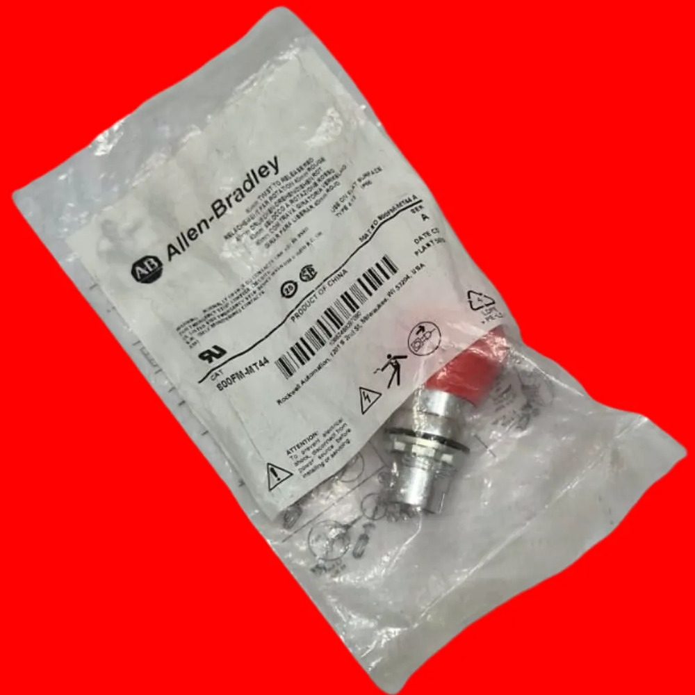 Allen-bradley 800fm-mt44 Twist To Release Red 40mm - Imagen 3
